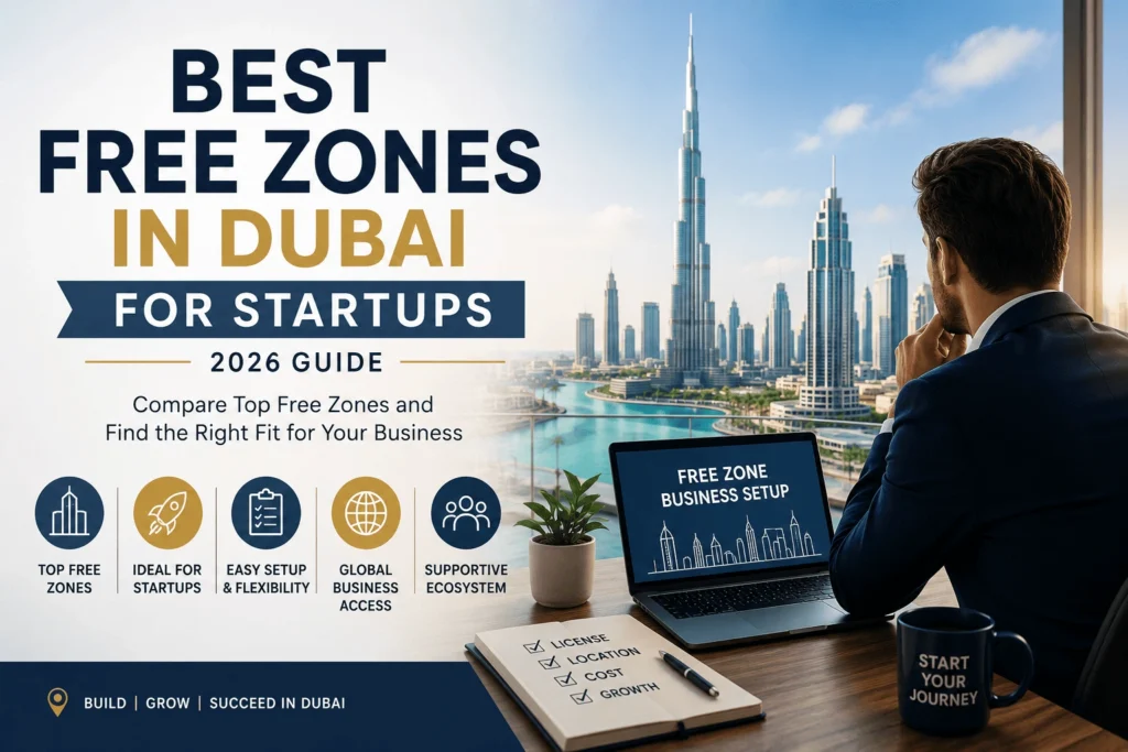 Best Free Zones in Dubai for Startups 2026
