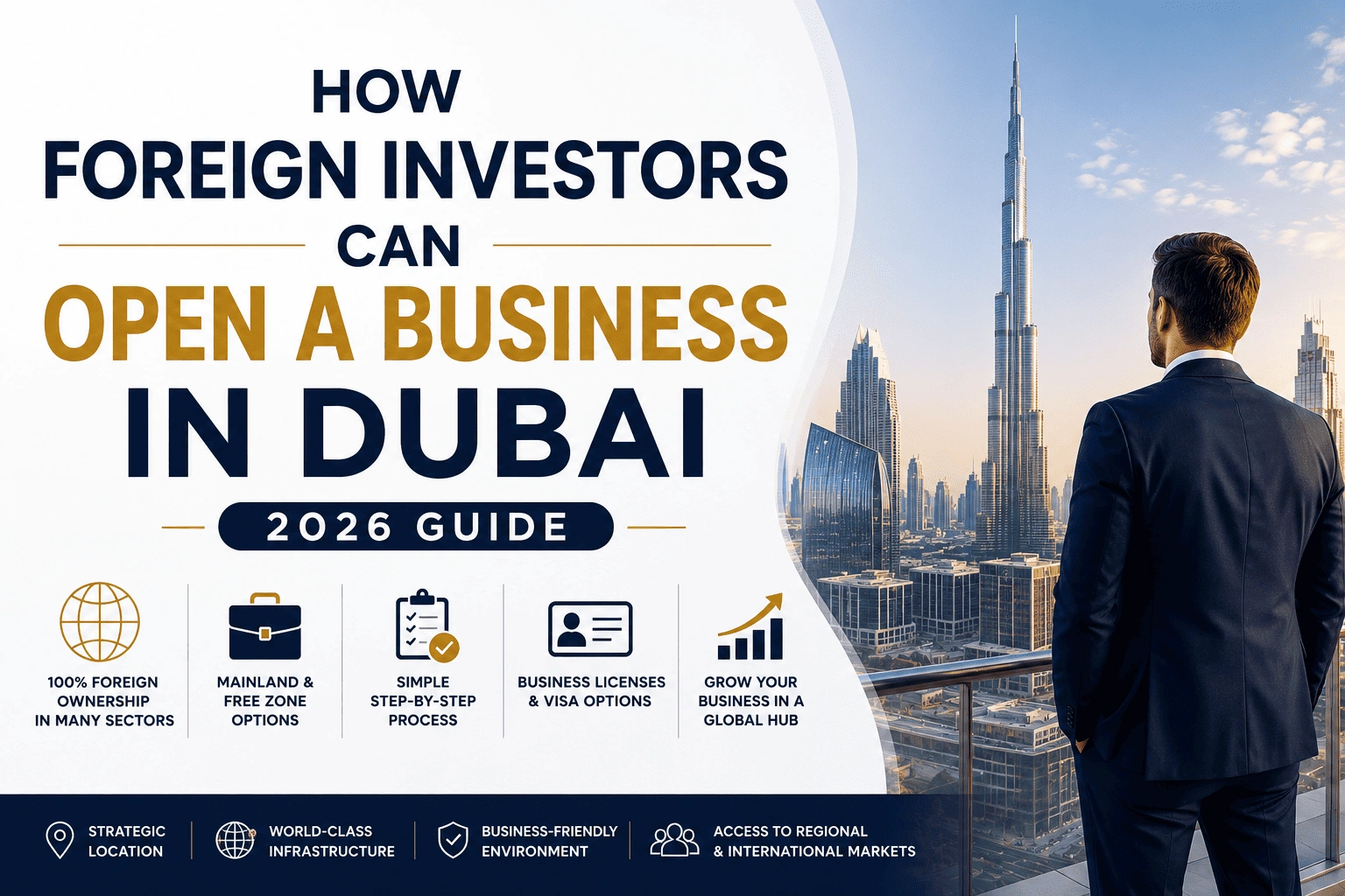 How Foreign Investors Can Open a Business in Dubai 2026