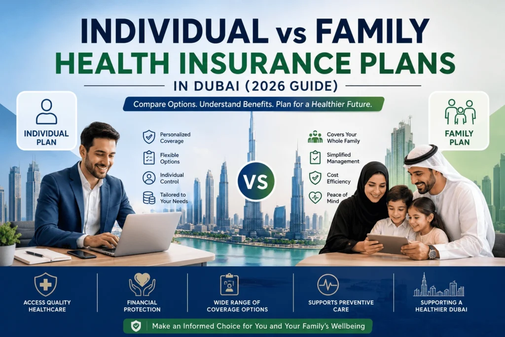 Individual vs Family Health Insurance Plans in Dubai 2026