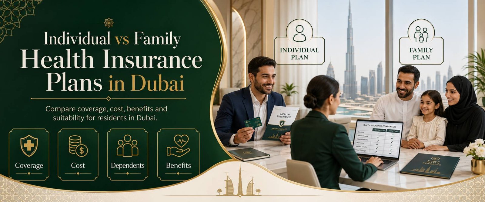 Individual vs Family Health Insurance Plans in Dubai Guide