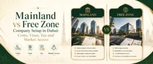 Mainland vs Free Zone Company Setup in Dubai Guide