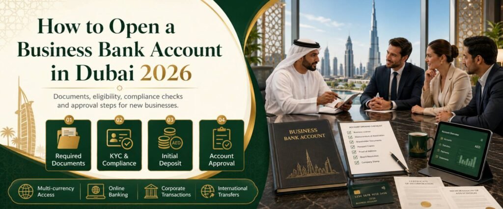 Open Business bank Account in dubai guide