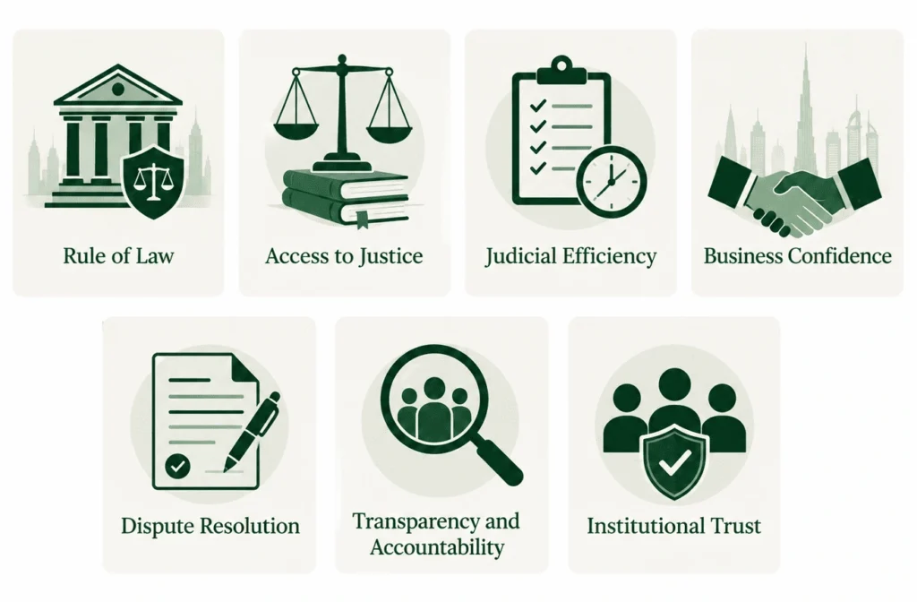 The Role of Fair and Efficient Judicial Systems