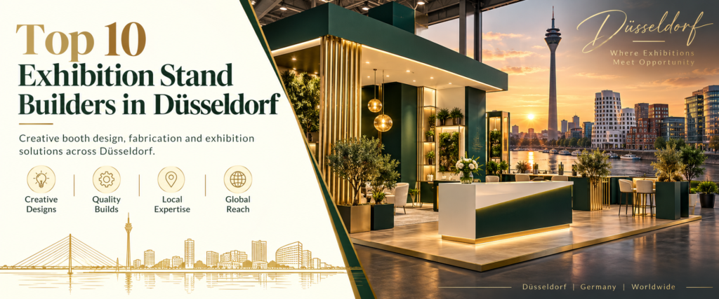 Custom booth by exhibition stand builders in Düsseldorf, Germany