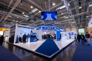 Exhibition stand builders in Essen showcasing a custom trade show booth at Messe Essen