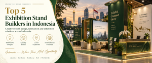 Exhibition stand builders in Indonesia showcasing a custom trade show booth in Jakarta