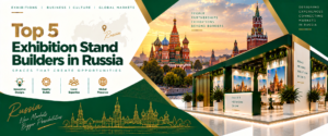 Exhibition stand builders in Russia showcasing a custom trade show booth