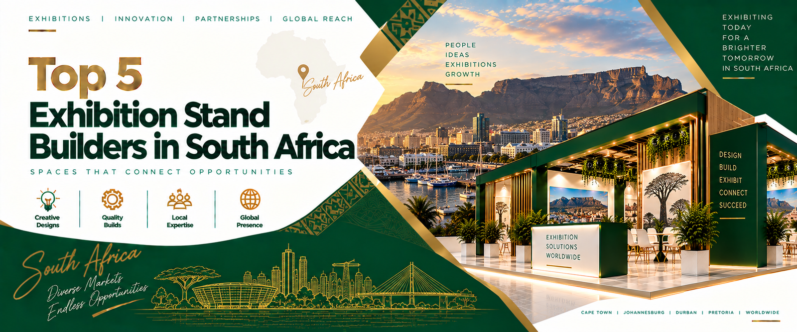 Top 5 Exhibition Stand Builders in South Africa 2026