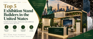 Exhibition stand builders in United States showcasing a custom trade show booth