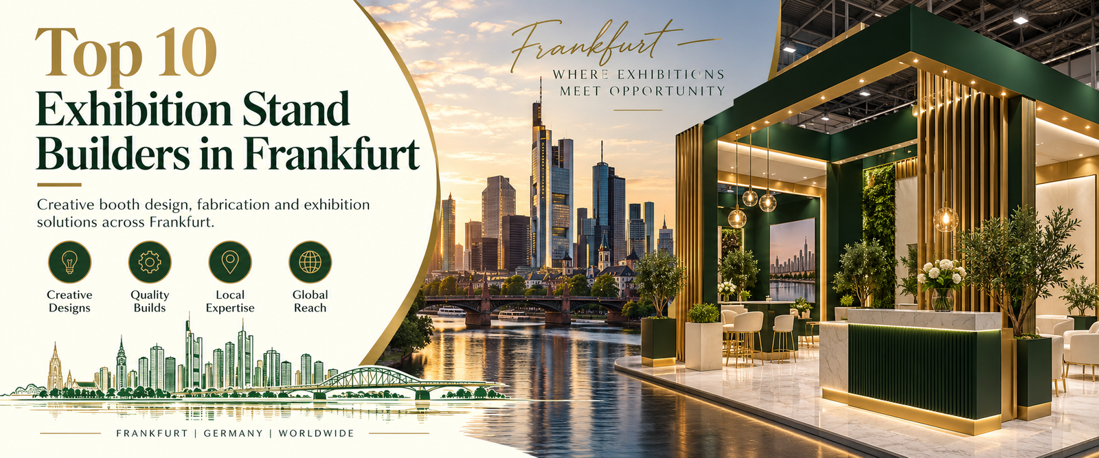 Top 10 Exhibition stand builders in Frankfurt installing a modern exhibition stand 2026