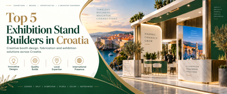 Exhibition stand builders in Croatia creating a custom trade-show booth