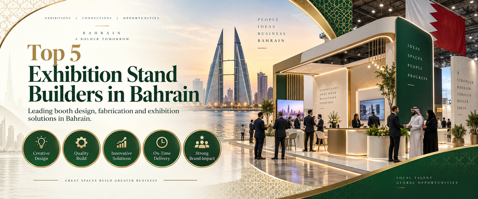 Top 5 Exhibition Stand Builders in Bahrain