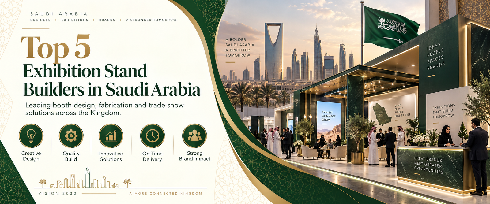 Top 5 Exhibition Stand Builders in saudi Arabia