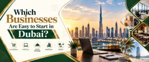 Business owners researching easy businesses to start in Dubai with company formation consultants