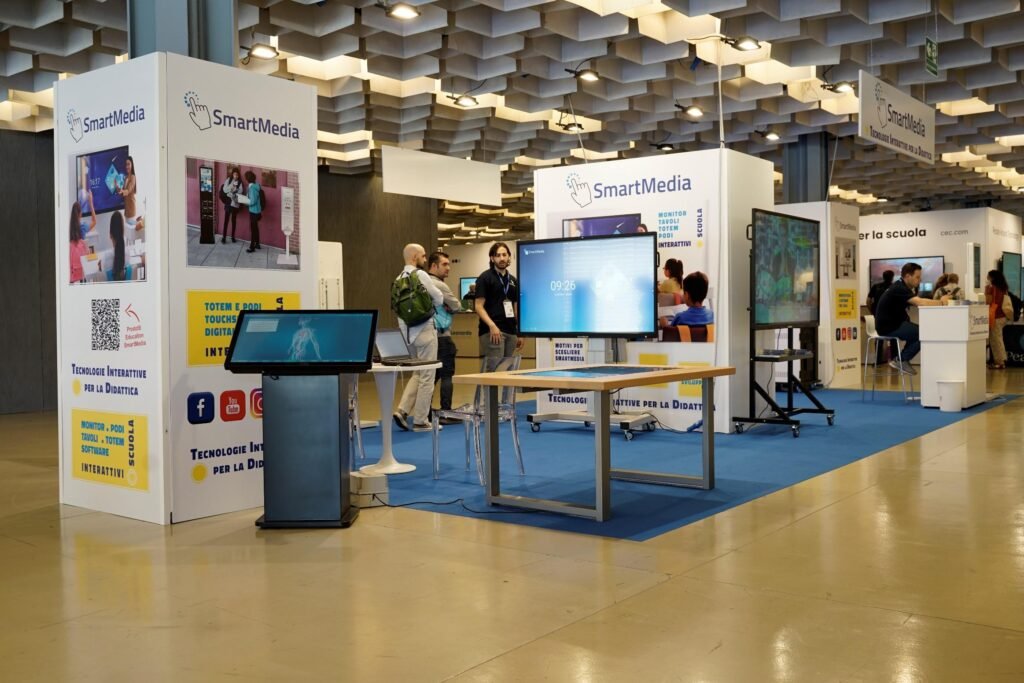 Custiom Exhibition stand builders in Florence and the fully setup at Florenc Place convention centre