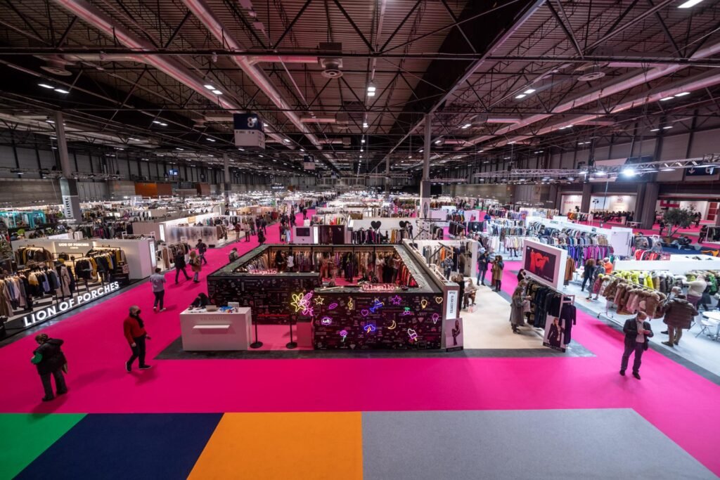 Custom exhibition booth by exhibition stand builders in Madrid, Spain