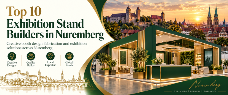 Exhibition Stand Builders in Nuremberg delivering a branded trade show stand at NürnbergMesse