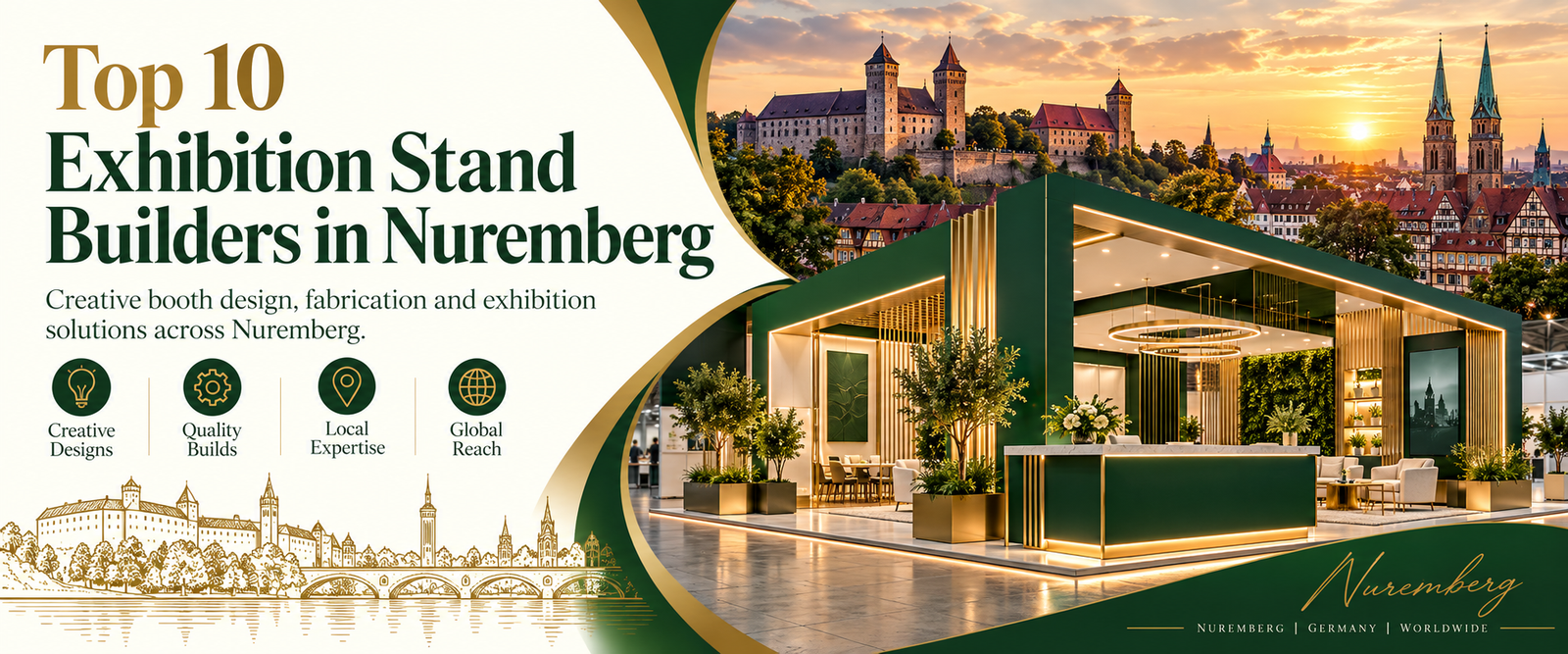 Exhibition Stand Builders in Nuremberg delivering a branded trade show stand at NürnbergMesse