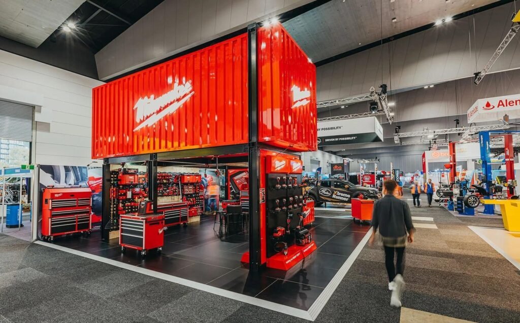 Exhibition stand builders in Melbourne featuring custom fabrication, exhibition graphics, and professional trade show displays.